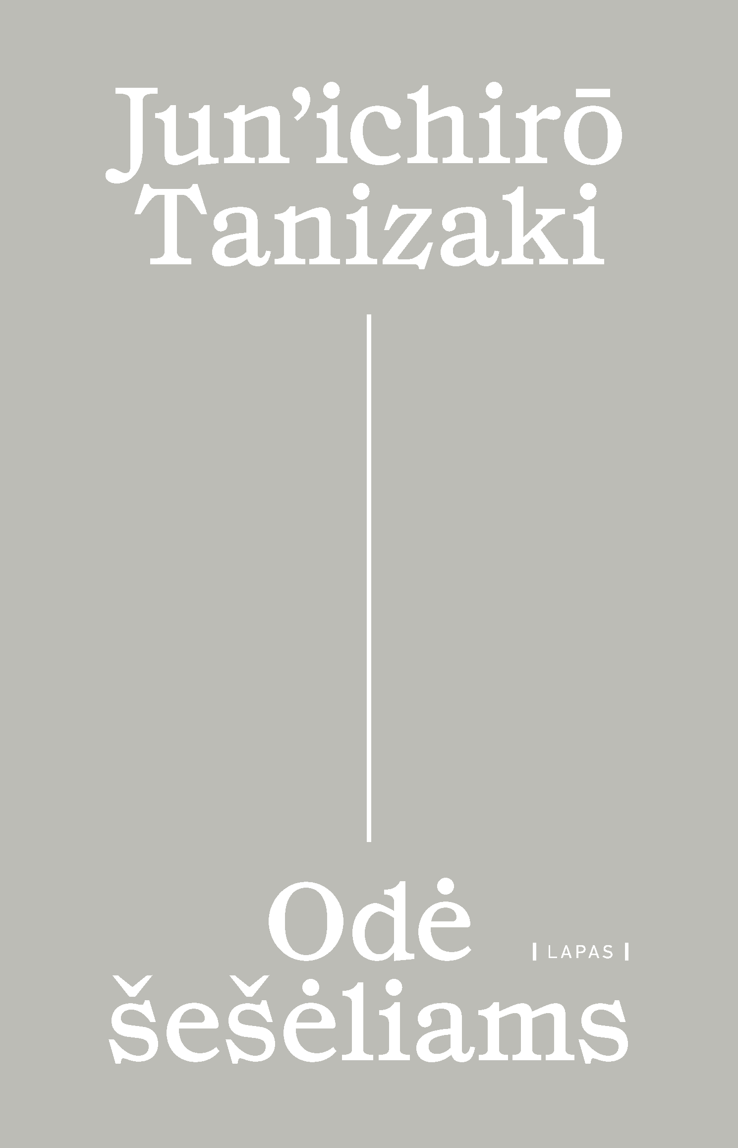 Junichiro Tanizaki Odė šešėliams viršelis