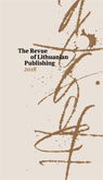 leidiniai The Revue of Lithuanian Publishing 2018